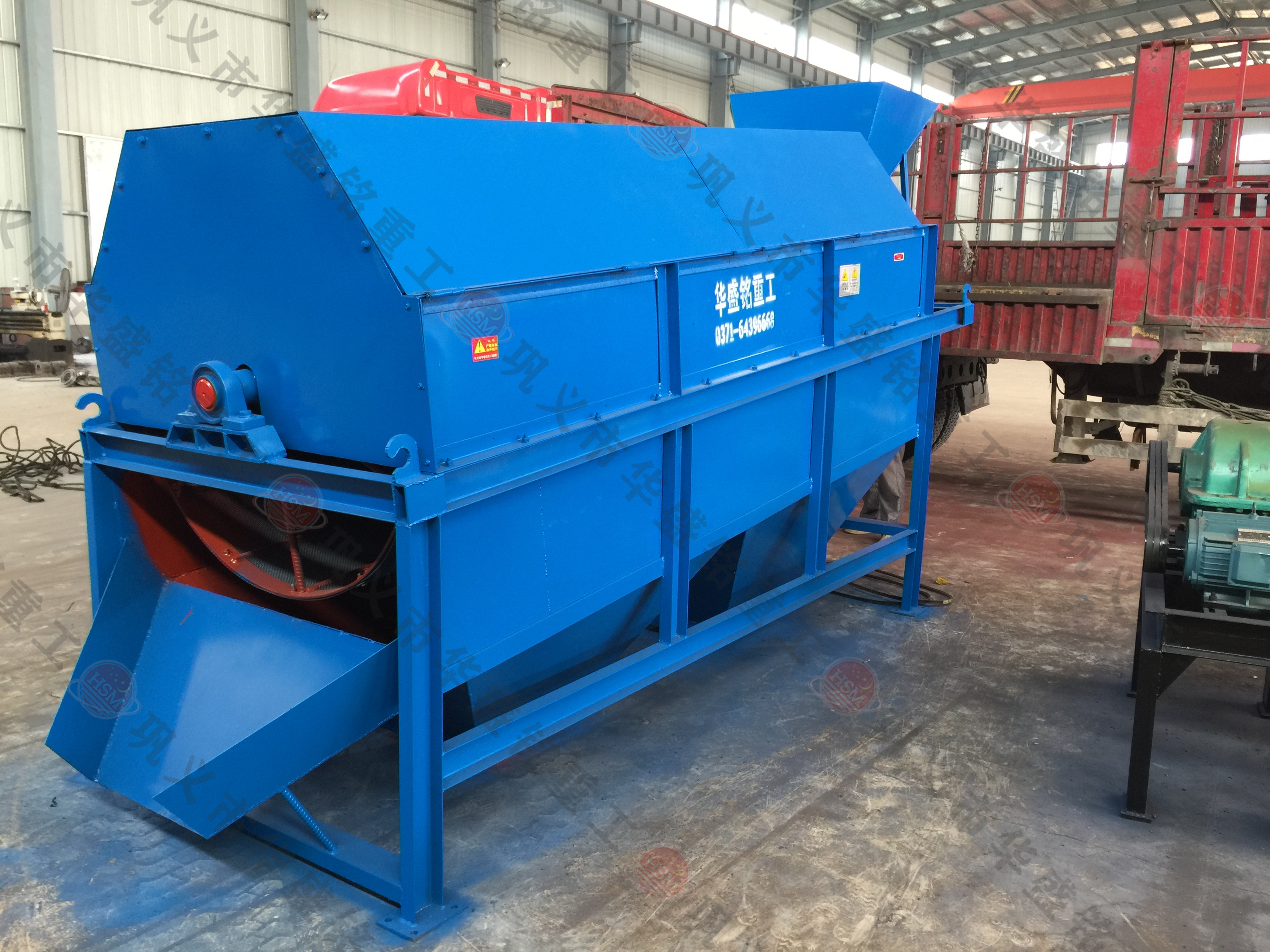 大型滚筒筛现场生产 开云官方网页版重工