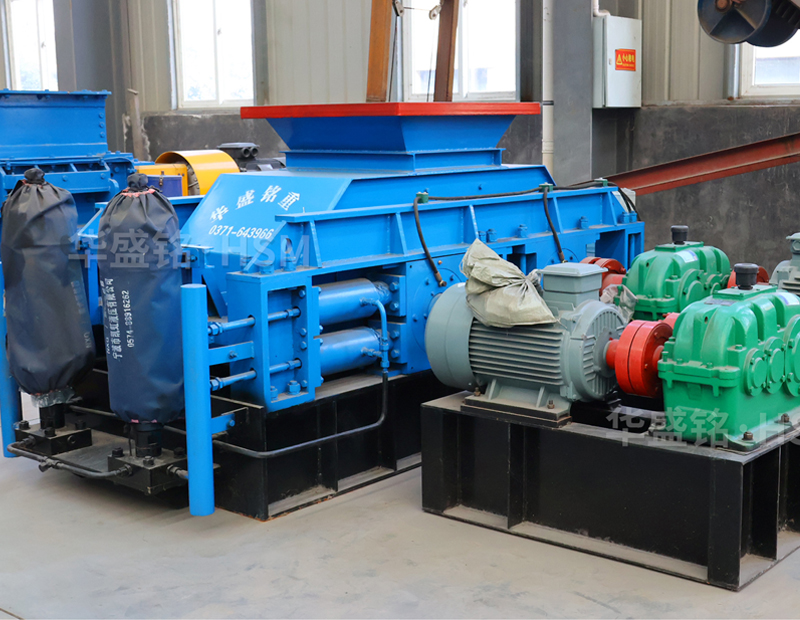 云母石对辊破碎机